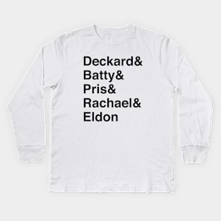 Blade Helvetica Kids Long Sleeve T-Shirt